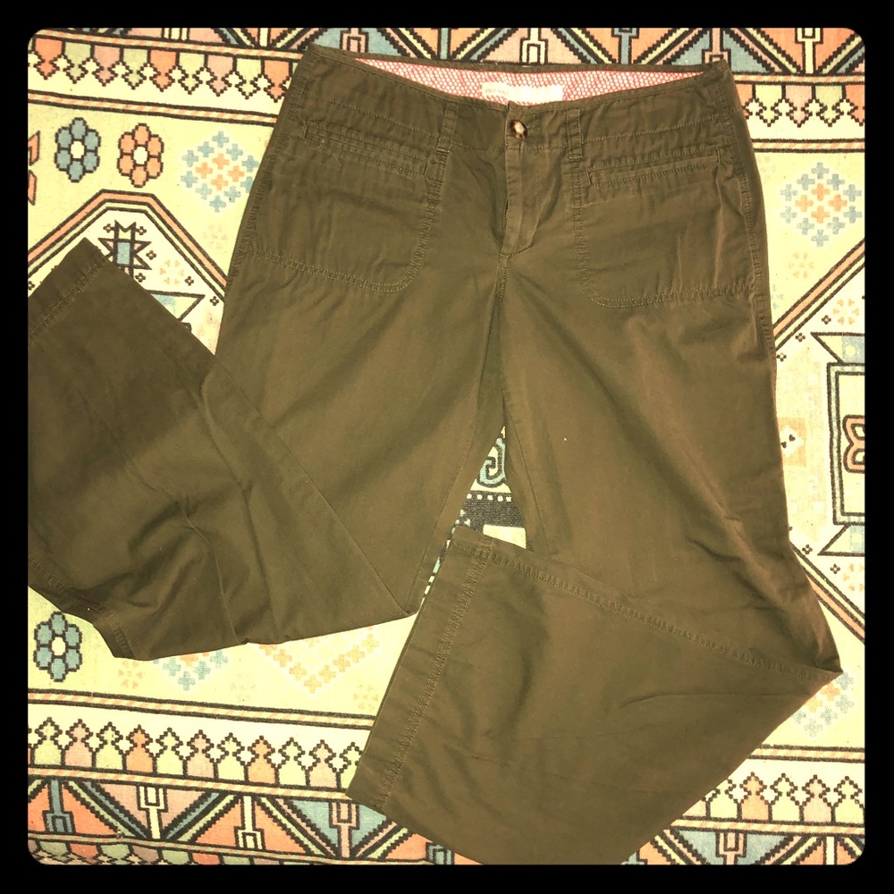 Old navy low rise army green pants